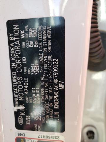 2019 KIA SPORTAGE KNDPMCAC4K7599122