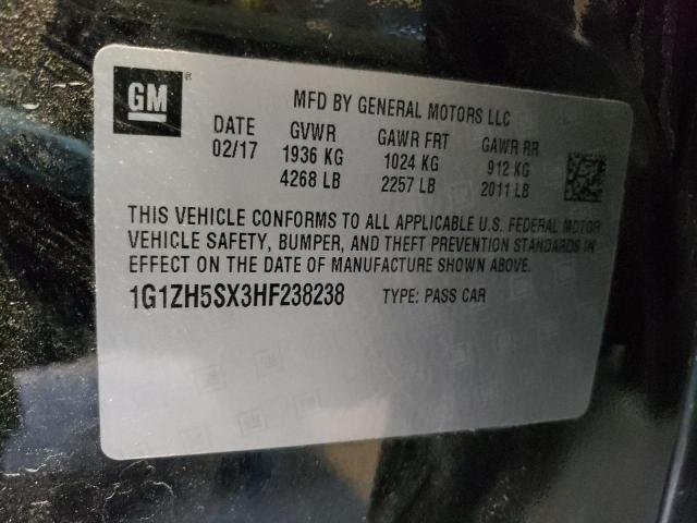 2017 CHEVROLET MALIBU PRE - 1G1ZH5SX3HF238238