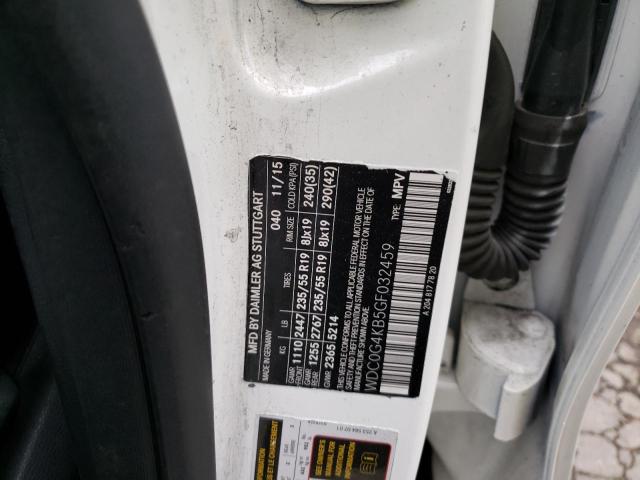 2016 MERCEDES-BENZ GLC 300 4M - WDC0G4KB5GF032459