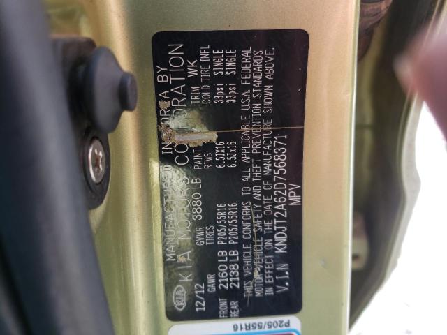 KNDJT2A62D7568371 KIA SOUL +