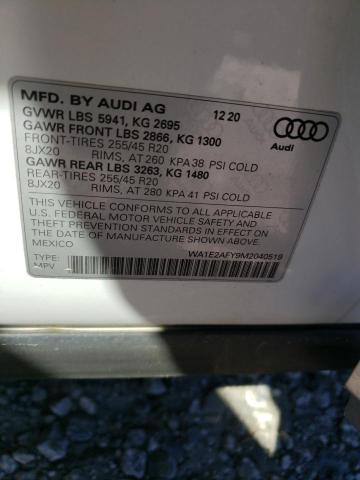 2021 AUDI Q5 E PREMI - WA1E2AFY9M2040519