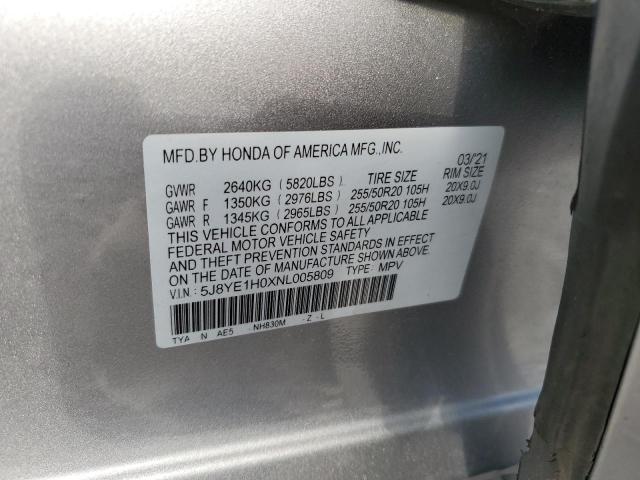 2022 ACURA MDX A-SPEC - 5J8YE1H0XNL005809