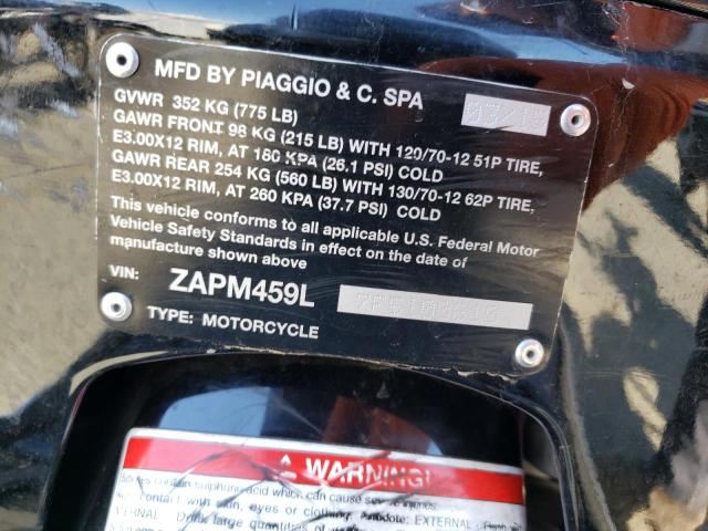 2015 VESPA GTS 300 SU ZAPM459L7F5100610