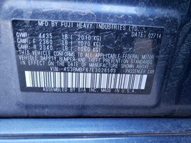 4S3BMBF67E3028503 Subaru Legacy 2.5i Premium