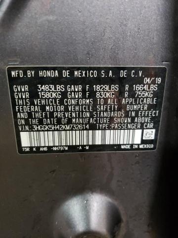 2019 HONDA FIT LX - 3HGGK5H42KM732614