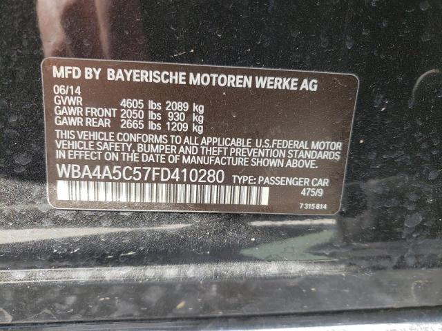 2015 BMW 428 I GRAN - WBA4A5C57FD410280