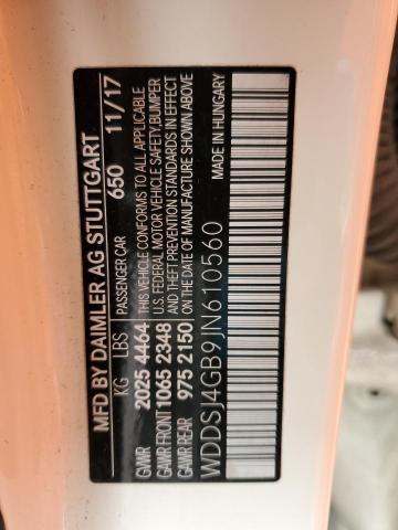 WDDSJ4GB9JN610560 Mercedes-Benz CLA 250 4MATIC