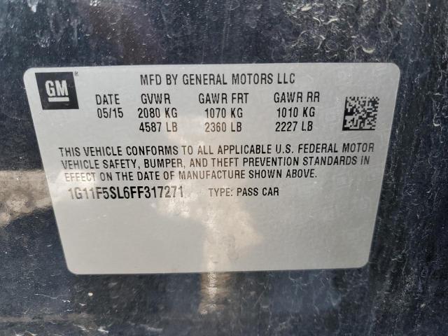 2015 CHEVROLET MALIBU LTZ - 1G11F5SL6FF317271