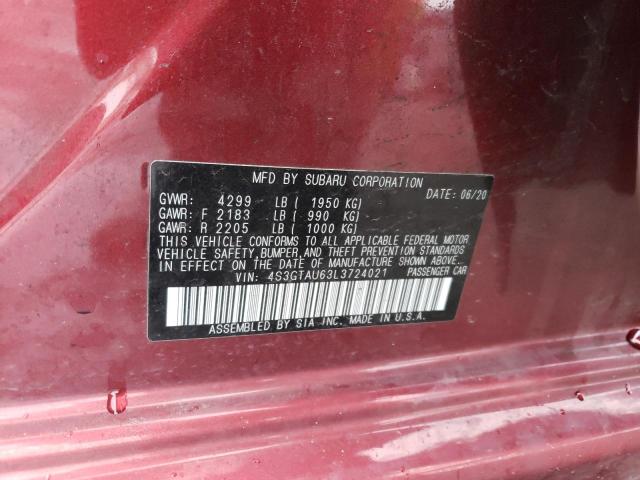 4S3GTAU63L3724021 Subaru Impreza Limited