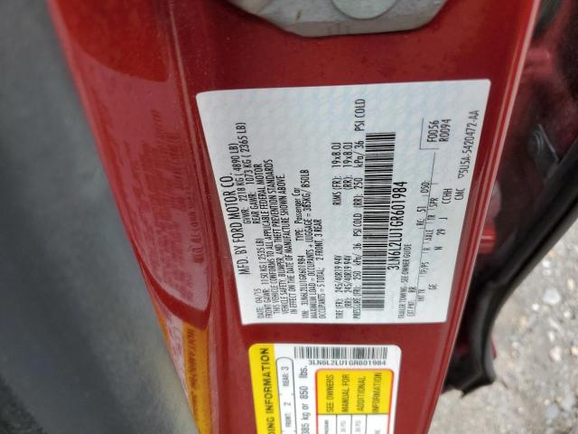 3LN6L2LU1GR601984 Lincoln MKZ