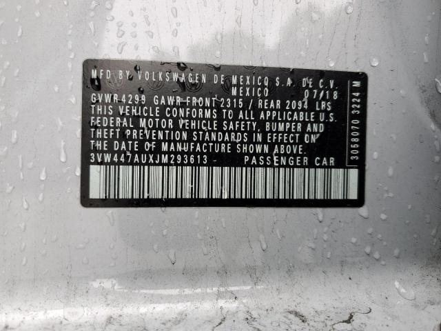 2018 VOLKSWAGEN GTI S/SE - 3VW447AUXJM293613