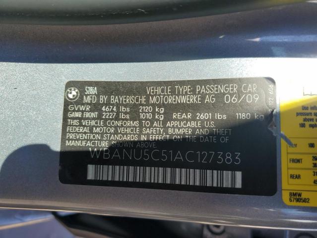 WBANU5C51AC127383 BMW 528 I