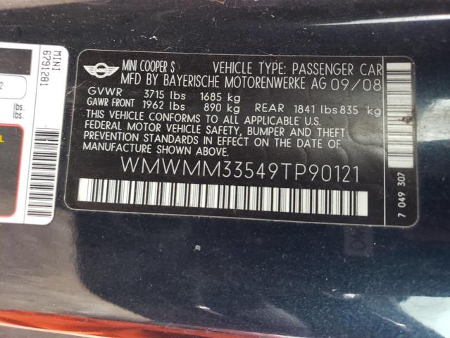 WMWMM33549TP90121 Mini Cooper