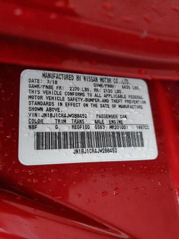 JN1BJ1CR4JW288452 Nissan Rogue Sport S