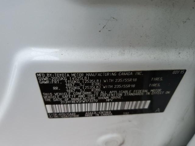 2015 TOYOTA RAV4 LIMIT 2T3YFREV5FW173270