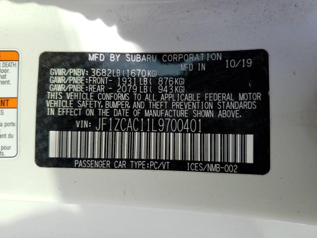 JF1ZCAC11L9700401 Subaru Brz Limited
