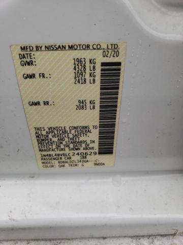 1N4BL4BV6LC240629 Nissan ALTIMA S