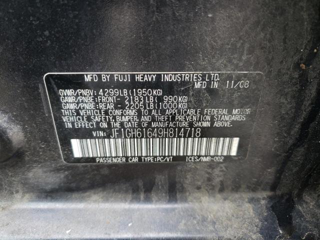 JF1GH61649H814718 Subaru Impreza