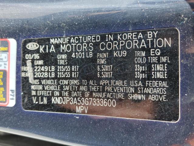 KNDJP3A53G7333600 KIA SOUL +