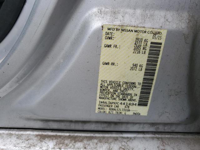 1N4AL3APXFC441494 Nissan ALTIMA 2.5