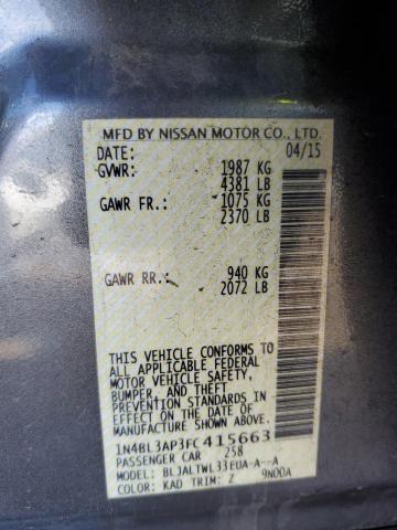 1N4BL3AP3FC415663 Nissan Altima 3.5s