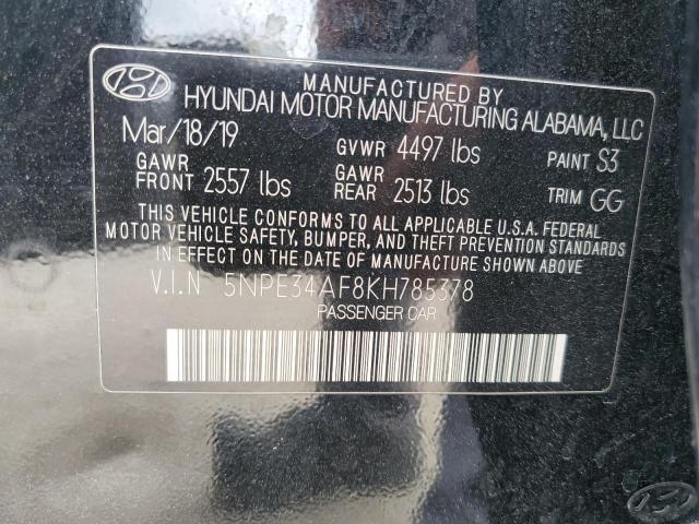 2019 HYUNDAI SONATA LIM - 5NPE34AF8KH785378