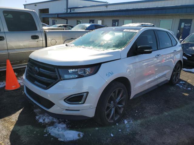 Salvage cars for sale from Copart Mcfarland, WI: 2016 Ford Edge Sport