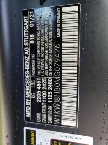 W1KWJ8HB0MG079426 Mercedes-Benz C 63 AMG-S
