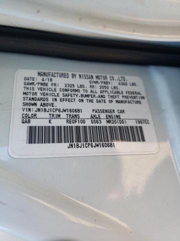 2018 NISSAN ROGUE SPOR JN1BJ1CP6JW160681