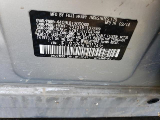 JF1VA2P65F9817435 Subaru Wrx Sti