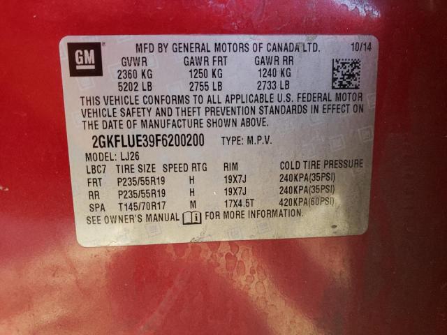 2015 GMC TERRAIN DE - 2GKFLUE39F6200200