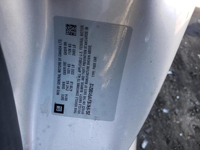 2G1FK1EJ1F9108212 Chevrolet CAMARO 2SS