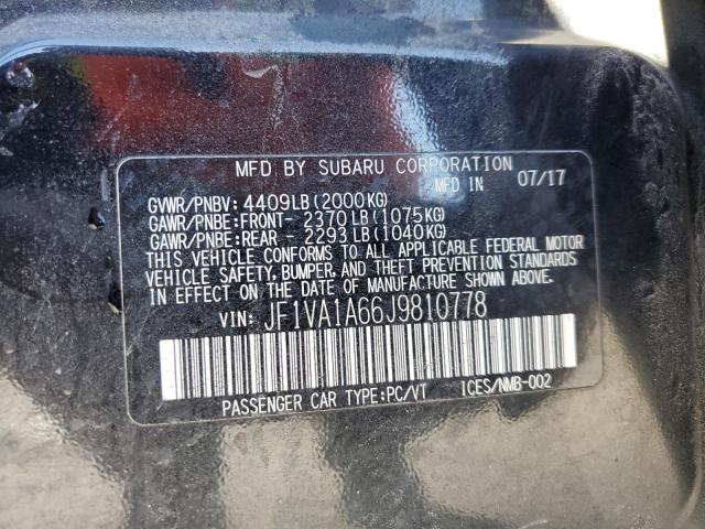 JF1VA1A66J9810778 Subaru WRX