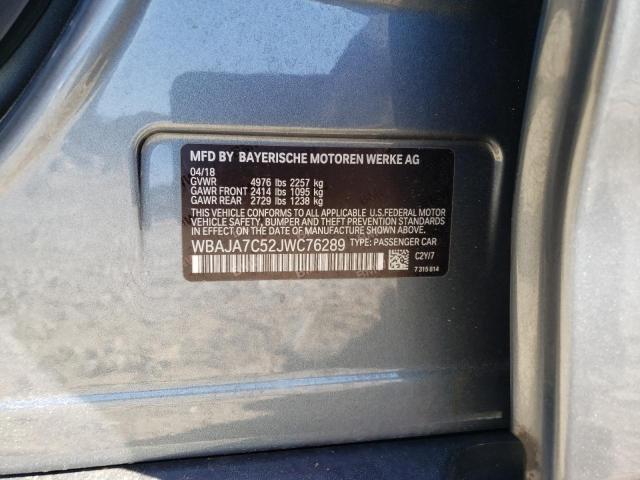 2018 BMW 530 XI - WBAJA7C52JWC76289
