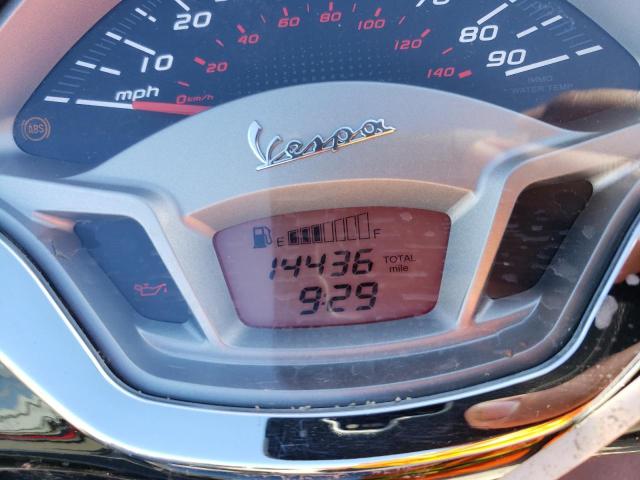 2015 VESPA GTS 300 SU ZAPM459L7F5100610