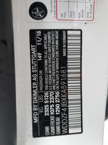 WDDZF4JBXKA591681 Mercedes-Benz E 300