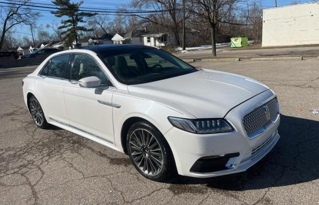 Lincoln Continental salvage cars for sale: 2019 Lincoln Continental Select