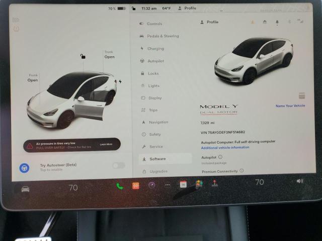 7SAYGDEF3NF514682 Tesla Model Y