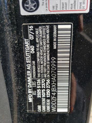 2017 MERCEDES-BENZ E 300 - WDDZF4JBXHA070999