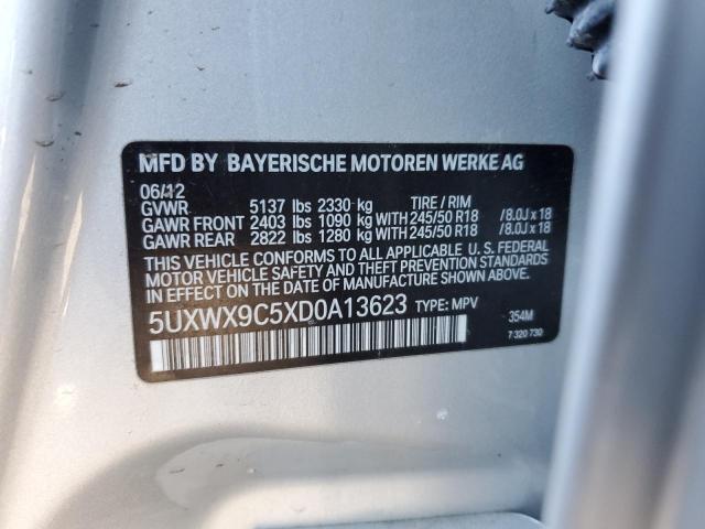 5UXWX9C5XD0A13623 BMW X3 Xdrive28i