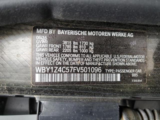 2015 BMW I3 REX - WBY1Z4C57FV501096