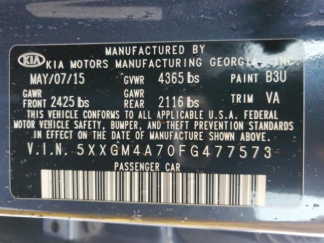 5XXGM4A70FG477573 KIA Optima Lx