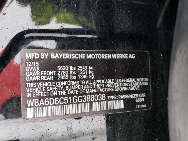 2016 BMW ALPINA B6 - WBA6D6C51GG388038