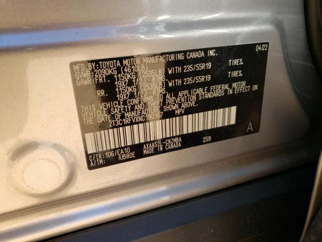 2022 TOYOTA RAV4 XLE P - 2T3C1RFVXNC190167