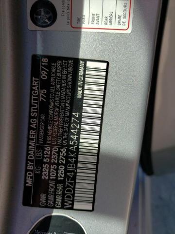 2019 MERCEDES-BENZ E 300 - WDDZF4JB4KA544274
