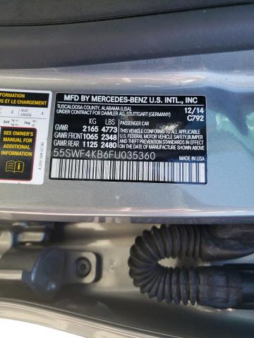 2015 MERCEDES-BENZ C 300 4MAT - 55SWF4KB6FU035360