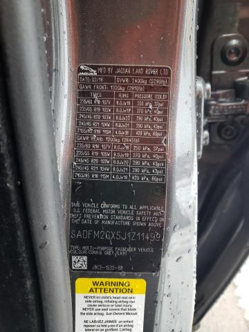 2018 JAGUAR E-PACE R-D - SADFM2GX5J1Z11499