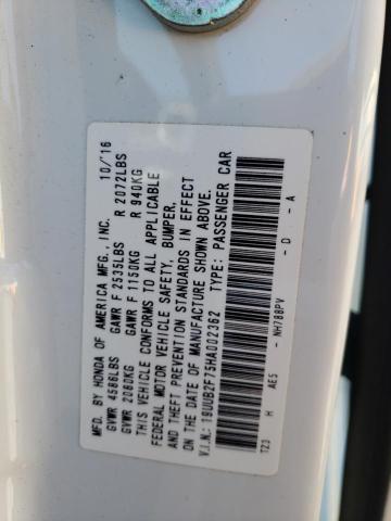 2017 ACURA TLX ADVANC 19UUB2F75HA002362