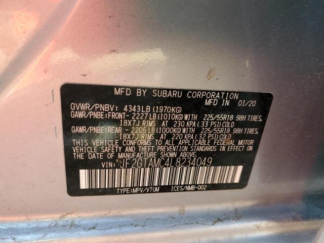 2020 SUBARU CROSSTREK - JF2GTAMC4L8234049