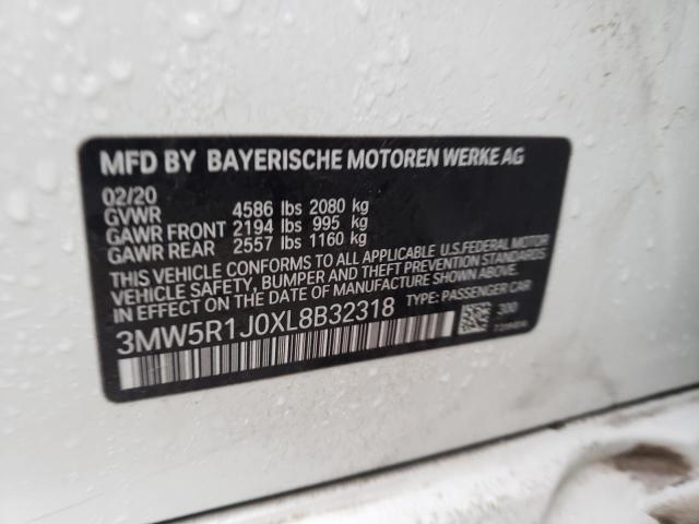 2020 BMW 330I - 3MW5R1J0XL8B32318